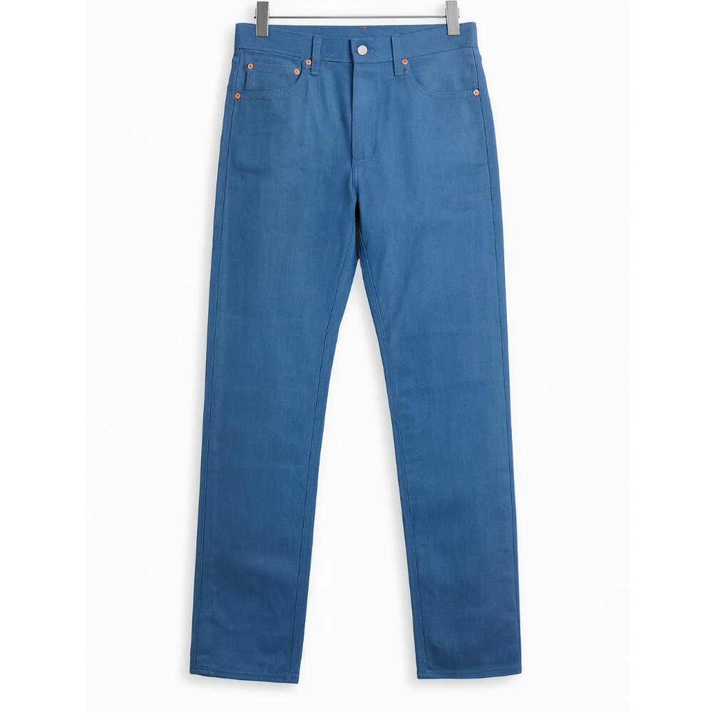 Levi’s 501 Men’s Straight Leg Button Fly Jeans 31x32 Rigid Shrink-to-Fit Blue